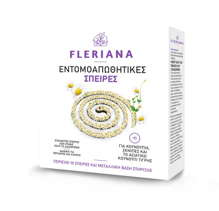 Power Health Fleriana Εντομοαπωθητικές Σπείρες 10 Τεμάχια