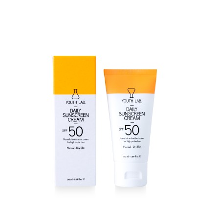 Youth Lab Daily Sunscreen Cream SPF50 Normal - Dry Skin Αντηλιακή Κρέμα Προσώπου με Χρώμα για Κανον