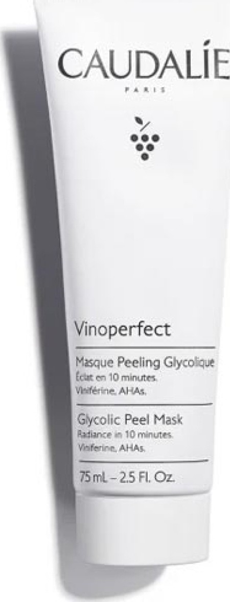 Caudalie Vinoperfect Glycolic Peel Mask Gentle Exfoliating Mask Μάσκα Ήπιας Απολέπισης για Λάμψη κα