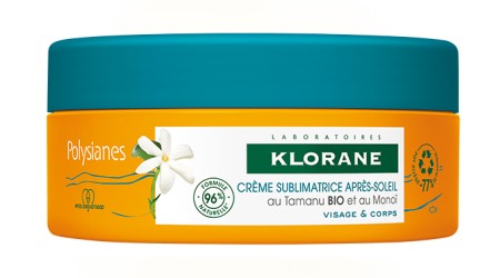 Klorane Polysianes Cream με Tamanu και Monoi After Sun Ενυδατική Κρέμα για Πρόσωπο - Σώμα για Όλους