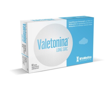 WinMedica Valetonina Long Sirc Συμπλήρωμα Διατροφής με Μελατονίνη & Βαλεριάνα για την Καταπολέμ