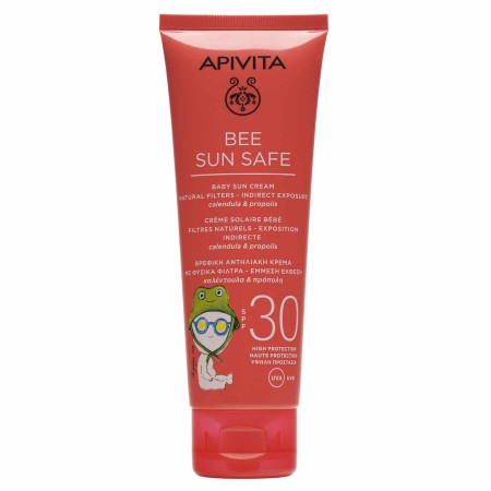 Apivita Bee Sun Safe Baby Sun Cream SPF30 Βρεφική Αντηλιακή Κρέμα Υψηλής Προστασίας Με Καλέντουλα κ