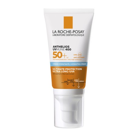 La Roche Posay Anthelios UVmune 400 Hydrating Cream SPF50+ Αντηλιακή Ενυδατική Κρέμα Προσώπου Χωρίς