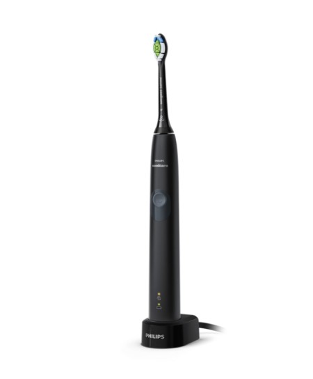 Philips Sonicare Protective Clean 4300 Ηλεκτρική Οδοντόβουρτσα με Αισθητήρα Πίεσης σε Μαύρο Χρώμα [