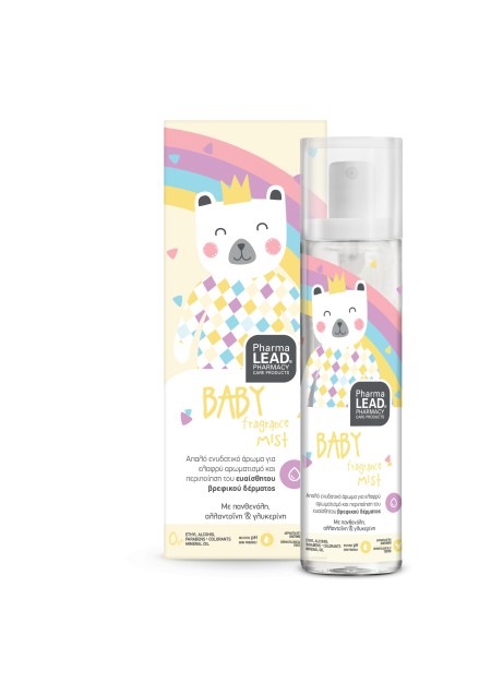 PharmaLead Baby Fragrance Mist Βρεφικό Απαλό Ενυδατικό Άρωμα Χωρίς Οινόπνευμα 100ml