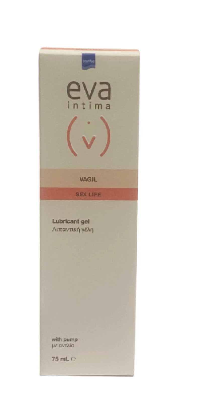 Intermed Eva Intima Vagil Sex Life Gel Λιπαντική Γέλη με Αντλία 75ml |  Pharm16